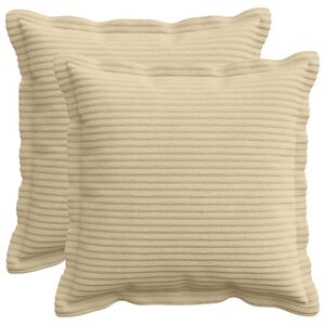 vidaXL Capa almofada 2 unid. HOUTEN Cinza Verde Claro 30 x 30 cm