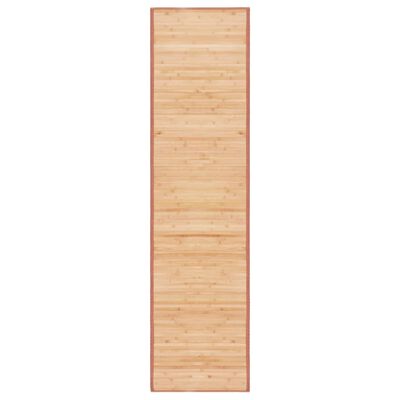 vidaXL Tapete de bambu 80x300 cm castanho