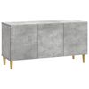 vidaXL Gabinete para TV 99 x 34,5 x 50 cm Cinzento Cimento