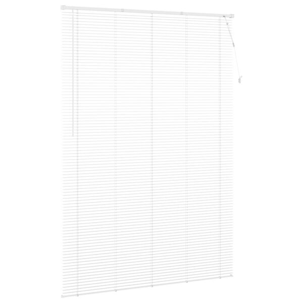 vidaXL Cortina Veneziana Manual Ajust&aacute;vel Branco 213 x 150 cm PVC