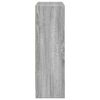 vidaXL Estante 80x24x76 cm derivados de madeira cinzento sonoma