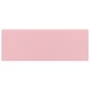 vidaXL Lavatório luxuoso quadrado 41x41 cm cerâmica rosa mate
