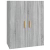 vidaXL Arm&aacute;rio de parede suspenso 69,5x34x90 cm sonoma cinza