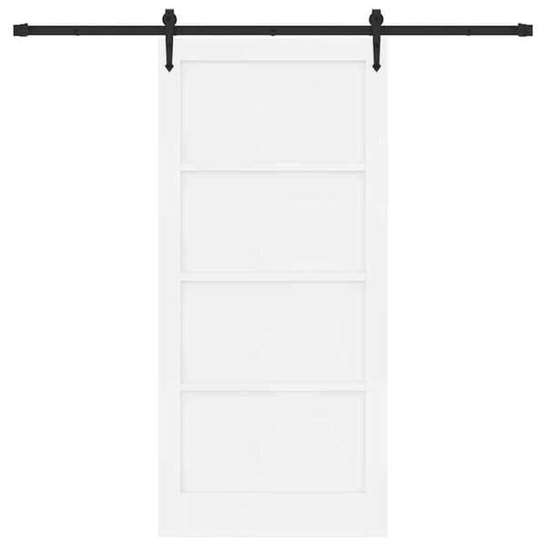 vidaXL Porta Deslizante ORKDAL Branco 93 x 202 cm