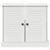 vidaXL Arm&aacute;rio de lava-lou&ccedil;a com porta VIGO Branco e Branco Antigo