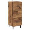vidaXL Buffet Madeira antiga 34 x 34,5 x 90 cm Derivados de Madeira