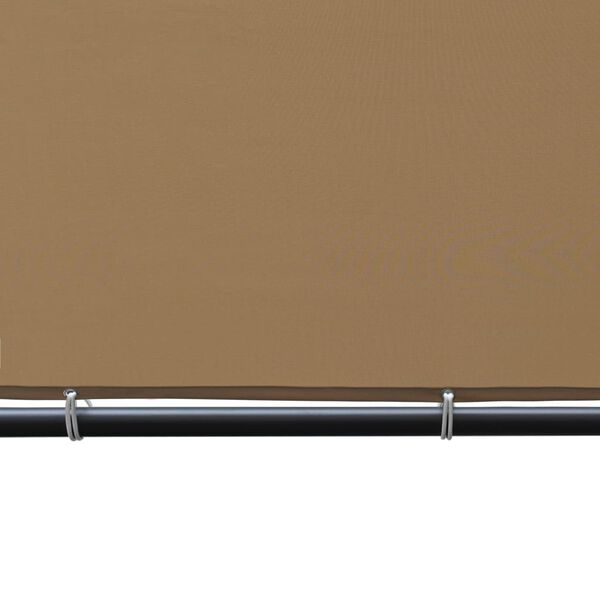 vidaXL Gazebo com teto 4x4 m bege