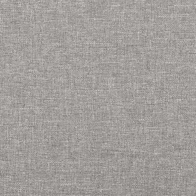 vidaXL Cama com molas/colchão 80x200 cm tecido cinza-claro