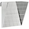 vidaXL Comedouro Suspenso de Feno Prateado 61 x 33 x 66 cm