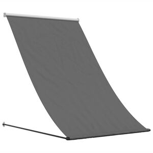 vidaXL Toldo retr&aacute;til 100x150 cm tecido e a&ccedil;o antracite