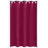 vidaXL Cortinas Blackout com Argolas 2 pcs Vinho Vermelho 175 x 140 cm