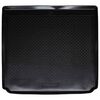 vidaXL Tapete de Porta-Malas Preto Borracha