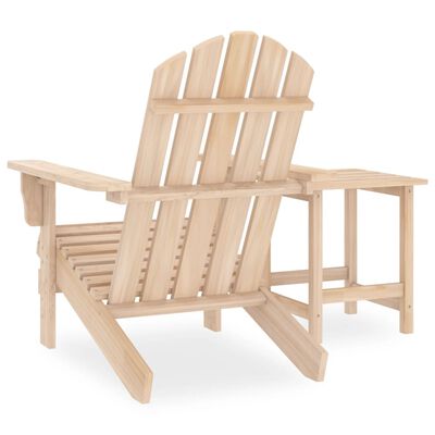 vidaXL Cadeira de jardim Adirondack com mesa madeira de abeto