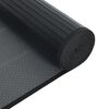 vidaXL Tapete retangular 100x400 cm bambu preto