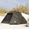 vidaXL Tenda de pesca para 3 pessoas imperme&aacute;vel castanho