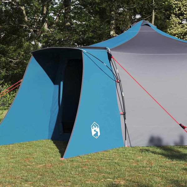 vidaXL Barraca Tipi com telhado Azul e Cinza 492 x 492 x 275 cm tecido