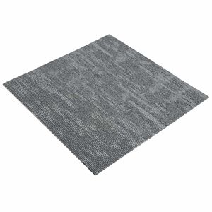 vidaXL Azulejo de Carpete Cinzento Cimento 50 x 50 cm 4 unid.