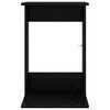 vidaXL Mesa Lateral Carvalho Preto 40 x 38 x 62,5 cm