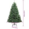 vidaXL &Aacute;rvore de Natal Articulada Artificial Verde 120 cm PVC e Metal