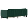 vidaXL Sof&aacute;-cama c/ gavet&atilde;o e gavetas 80x200cm veludo verde-escuro