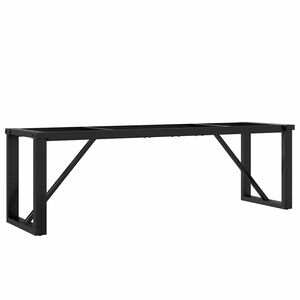 vidaXL Pernas para mesa de centro estrutura em O a&ccedil;o