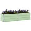 vidaXL Floreira Verde Pastel 480 x 50 x 45 cm A&ccedil;o Galvanizado