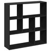 vidaXL Estante divis&oacute;ria 102x29x103,5 cm derivados de madeira preto