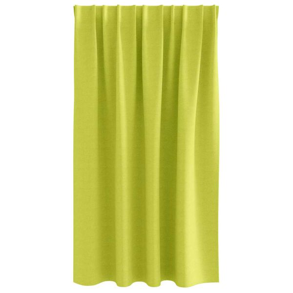 vidaXL Cortinas Blackout com Argolas 2 pcs Verde 140 x 140 cm