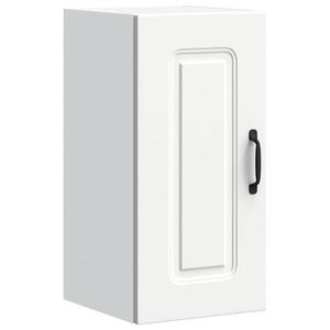 vidaXL Arm&aacute;rio de parede de cozinha Kalmar madeira artificial branca