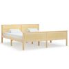 vidaXL Estrutura de cama 180x200 cm pinho maci&ccedil;o