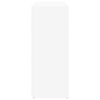 vidaXL Aparador 60x30x75 cm contraplacado branco