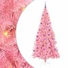 vidaXL &Aacute;rvore de Natal Rosa 210 cm PVC