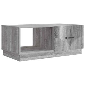 vidaXL Mesa de centro Sonoma Cinzento 90 x 50 x 37 cm