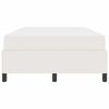 vidaXL Estrutura da Cama com colch&atilde;o Creme 120 x 190 cm tecido