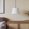 vidaXL Abajur de teto &Oslash;30x20 cm vime branco