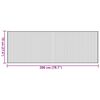 vidaXL Tapete retangular 70x200 cm bambu cor natural clara