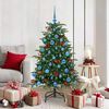 vidaXL &Aacute;rvore de Natal Artificial Verde 150 cm PVC, Metal e Pl&aacute;stico