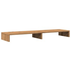 vidaXL Suporte monitor 100x27x10 cm deriv. madeira carvalho artisiano