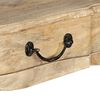 vidaXL Mesa consola madeira de mangueira maci&ccedil;a 120x50x80 cm