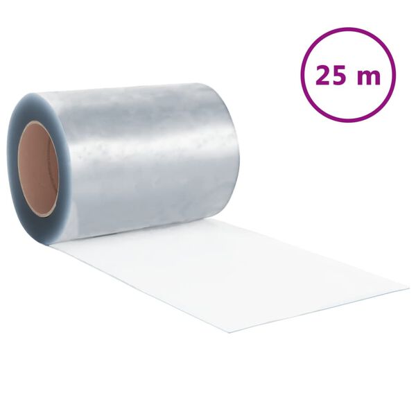vidaXL Rolo para cortina de tiras PVC 2,6 mm x 300 mm 25 m