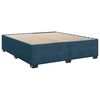 vidaXL Estrutura de cama 180x200 cm veludo azul