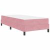 vidaXL Cama Box com colch&atilde;o Rosa 90 x 190 cm tecido