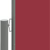 vidaXL Toldo lateral retr&aacute;til 220x1000 cm vermelho