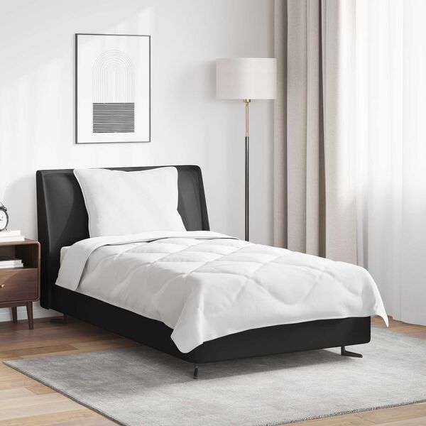 vidaXL Edredom para Todas as Esta&ccedil;&otilde;es 2 pcs Branco Microfibra