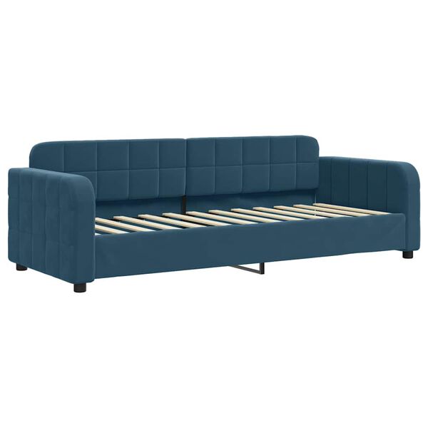 vidaXL Sof&aacute;-cama 80x200 cm veludo azul