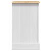vidaXL Mesa-de-cabeceira com gaveta Branco 53 x 39 x 66 cm