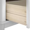 vidaXL Banco de corredor com gaveta FLORO Branco 115 x 40 x 45 cm
