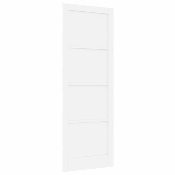 vidaXL Porta Interna ORKDAL Branco 83 x 232 cm Contraplacado