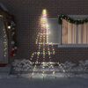 vidaXL Árvore de Natal LED com Estacas para o Solo Multicolor 300 cm