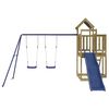 vidaXL Conjunto de brincar para exterior madeira de pinho impregnada